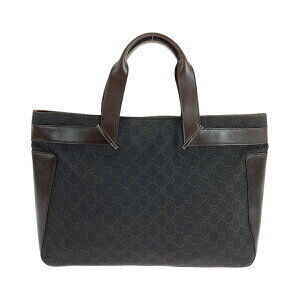 Gucci bag GG tote canvas shoulder Black